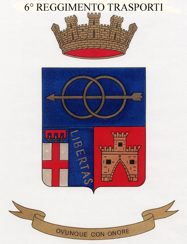 Emblema del 6° Reggimento Trasporti